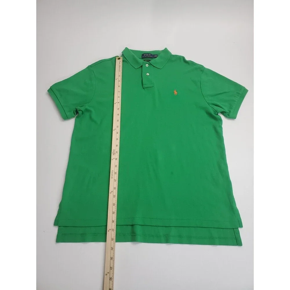 Polo‎ By Ralph Lauren Men's Short Sleeve Polo Shirt, Green, Large